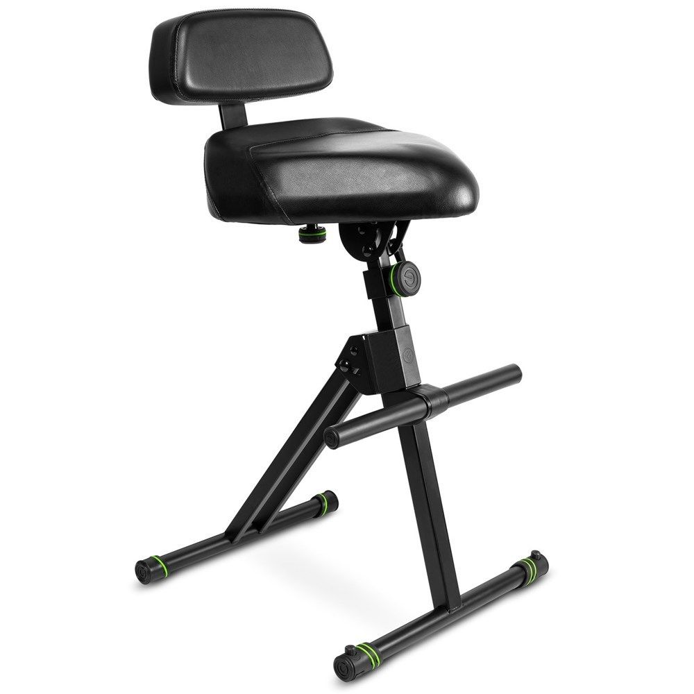 Gravity FMSEAT1BR Height Adjustable Stool w/ Foot & Backrest - Image 1