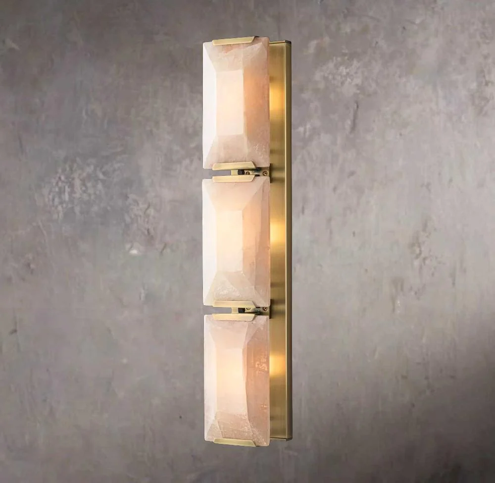 Harlows Calcite Triple Wall Sconce