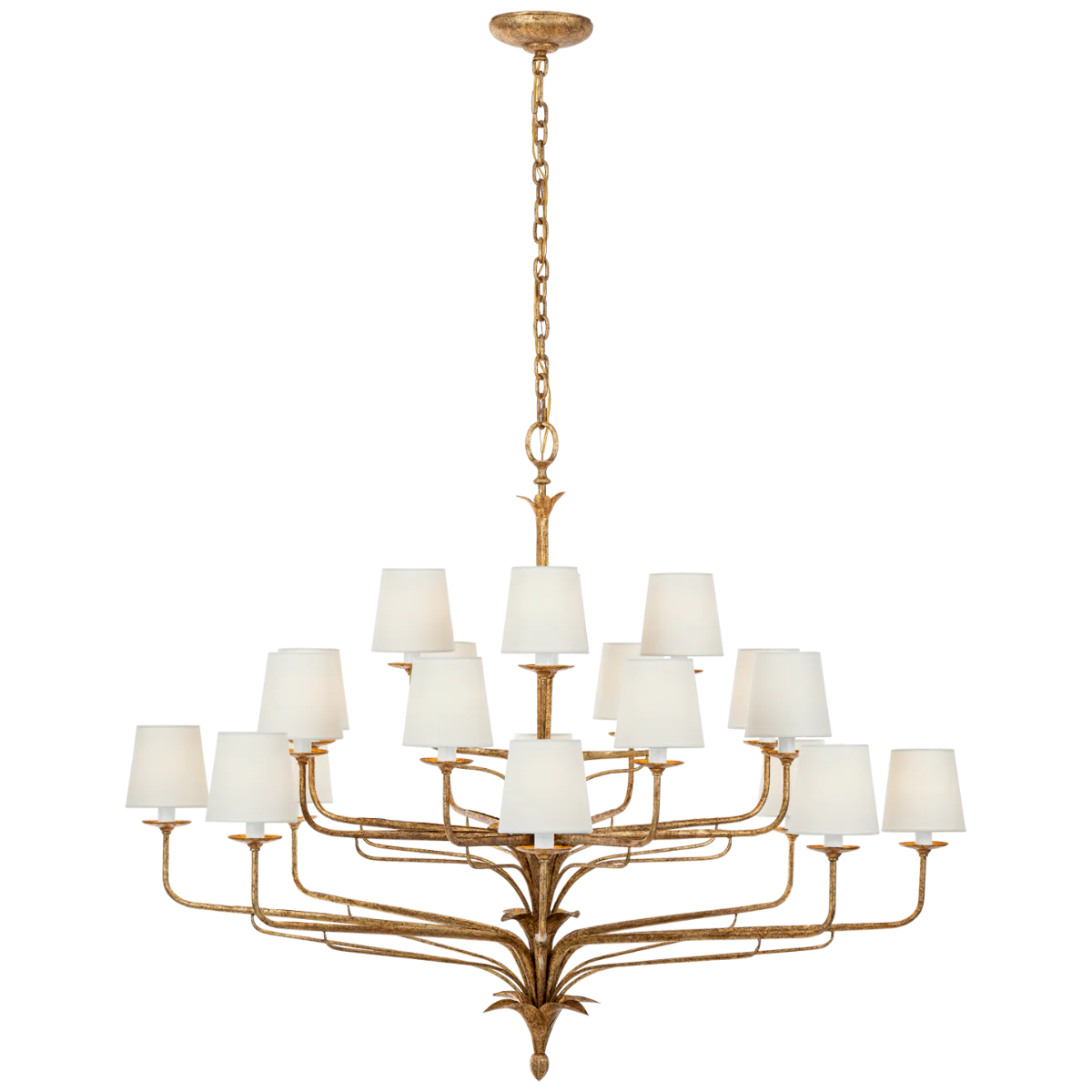 Amalfi 50" Three-Tiered Chandelier - Image 1