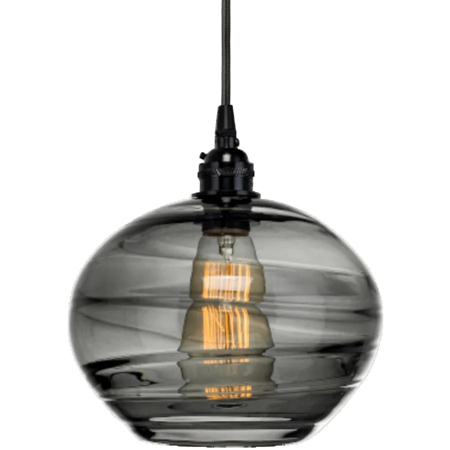 Hammerton Studio Coppa 29" Wide Artisan Crafted Optic Glass 8 Light Pendant - Image 2