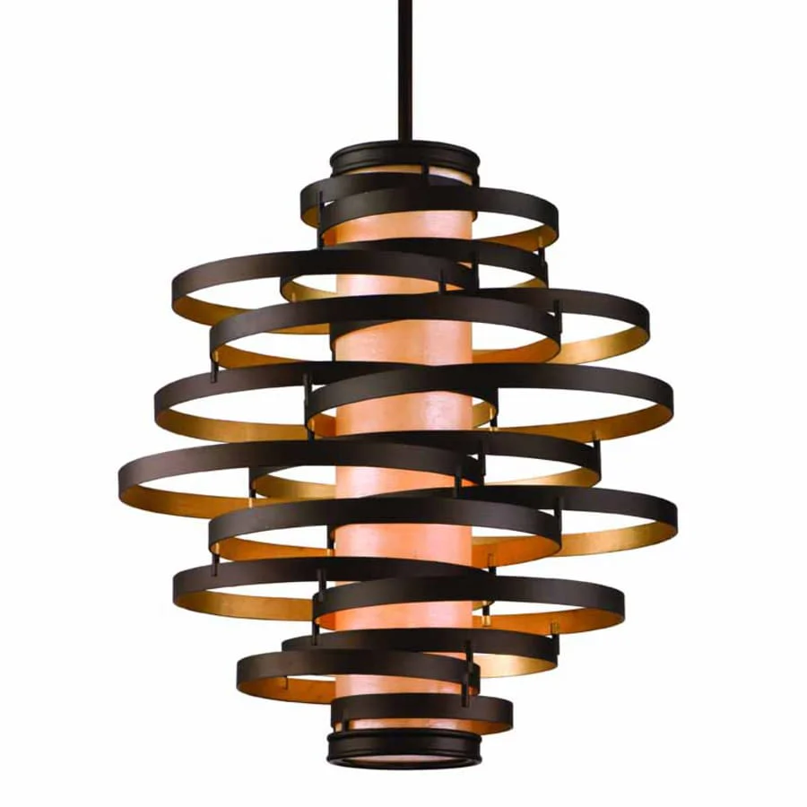 Corbett Lighting Vertigo 4 Light 30" Wide Chandelier with Fabric Shade - Image 1