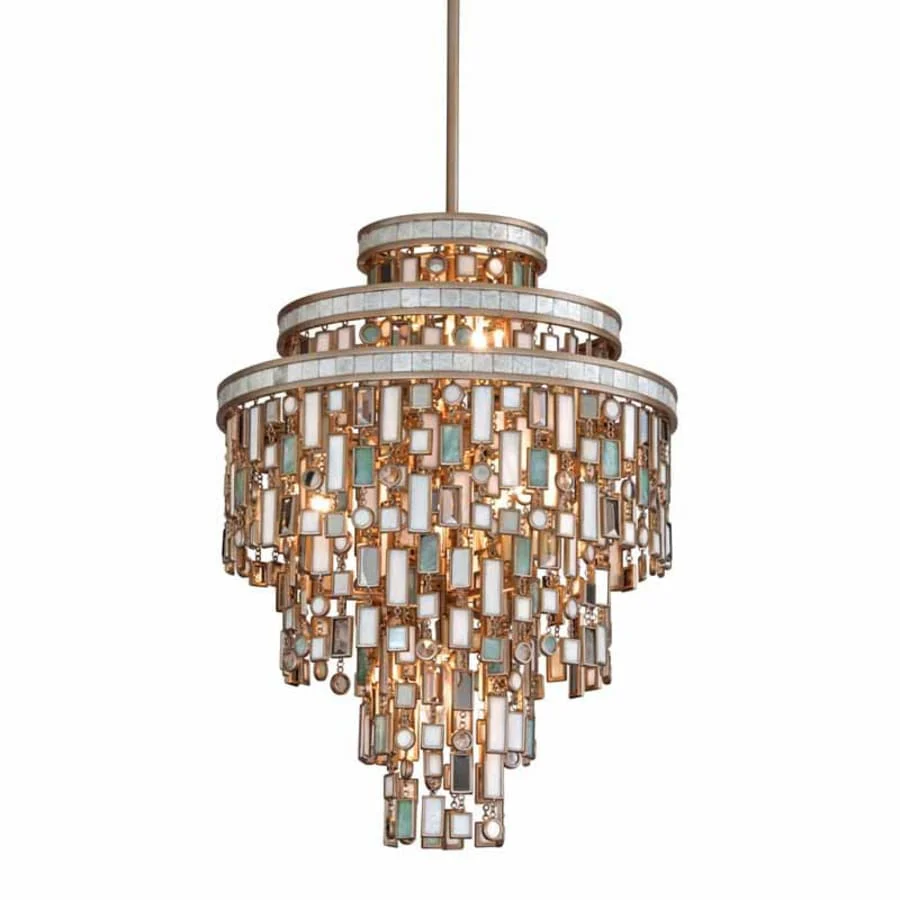 Corbett Lighting Dolcetti 7 Light 18" Wide Chandelier with Glass Shade - Image 1