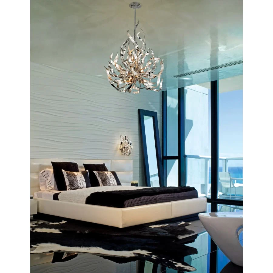 Corbett Lighting Graffiti 6 Light 47-1/2" Wide Sputnik Chandelier - Image 3