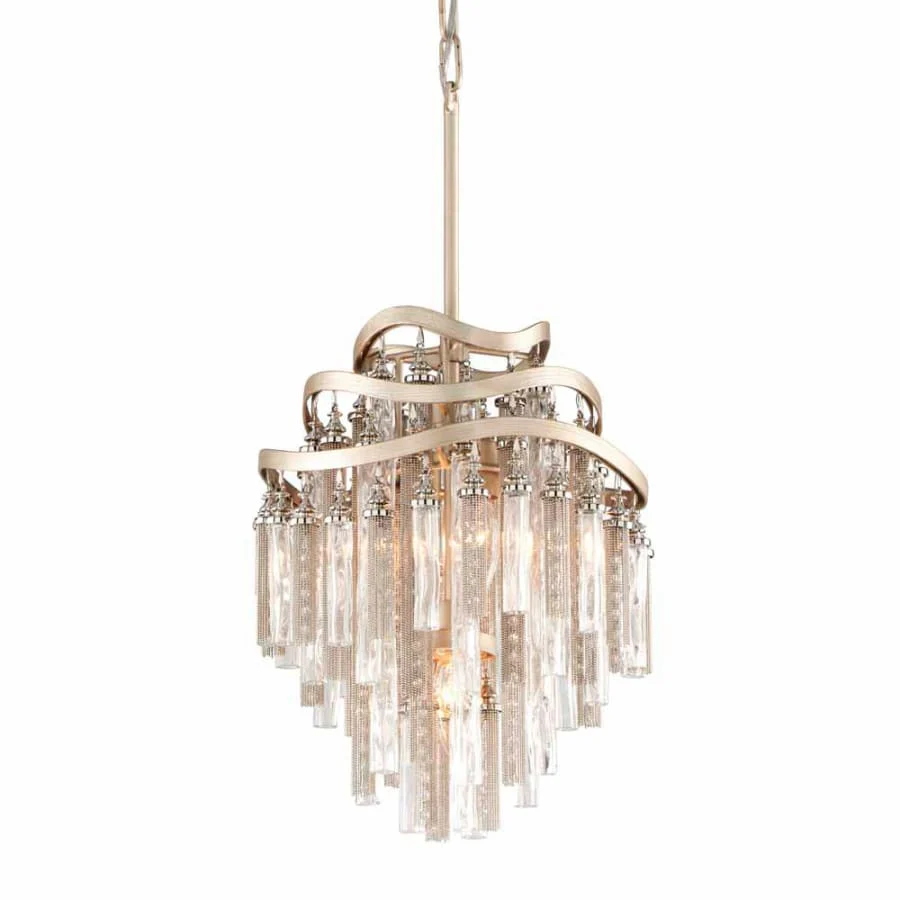 Corbett Lighting Chimera 3 Light 12-3/4″ Wide Mini Chandelier with Crystal Accents