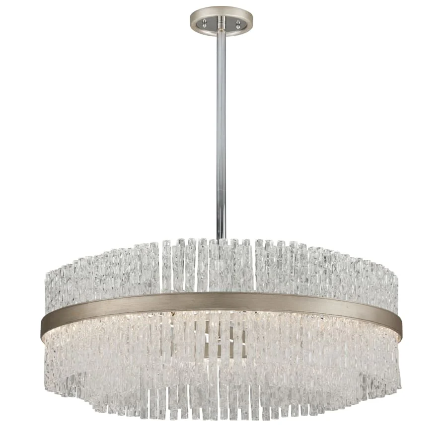 Corbett Lighting Chime 8 Light 36" Chandelier with Hand-Crafted Iron - Image 1