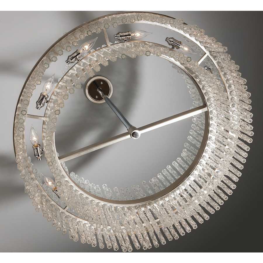 Corbett Lighting Chime 8 Light 36" Chandelier with Hand-Crafted Iron - Image 3