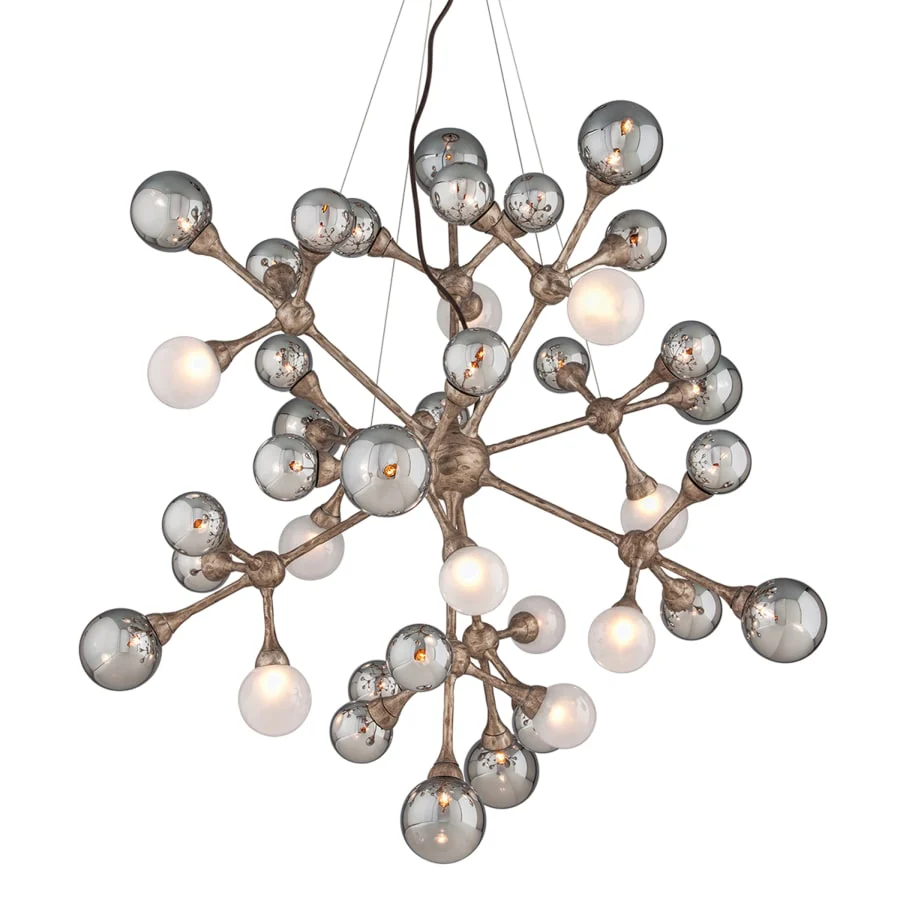 Corbett Lighting Element 40 Light Pendant with Hand-Crafted Iron - Image 2