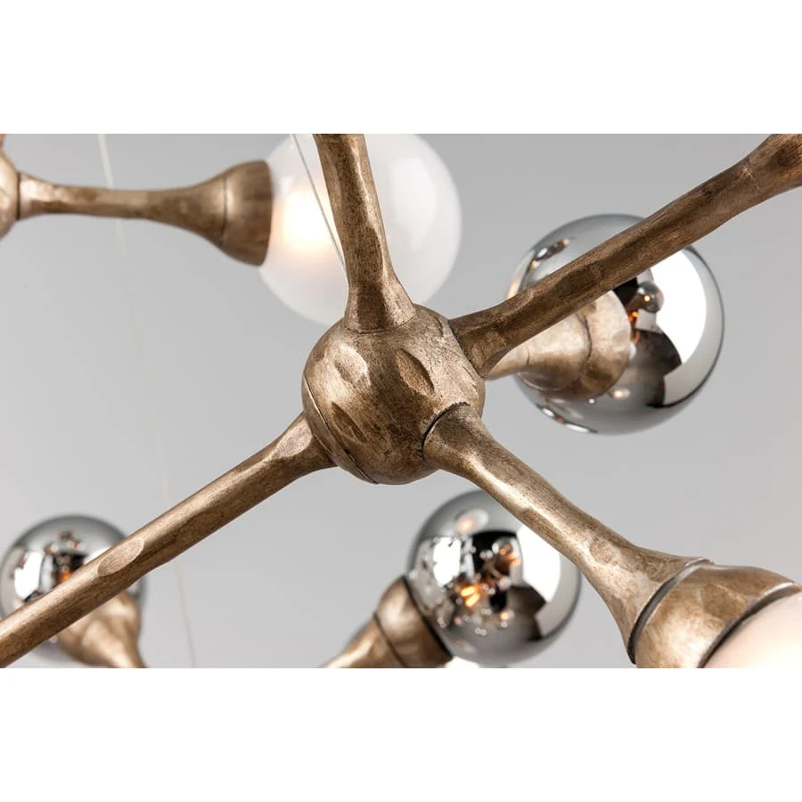 Corbett Lighting Element 40 Light Pendant with Hand-Crafted Iron - Image 3