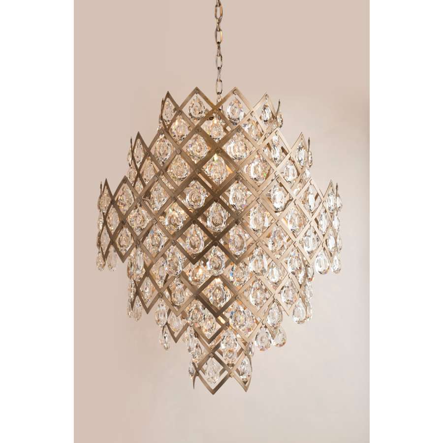 Corbett Lighting Tiara 11 Light 32-1/4" Wide Chandelier with Crystal Accents - Image 2