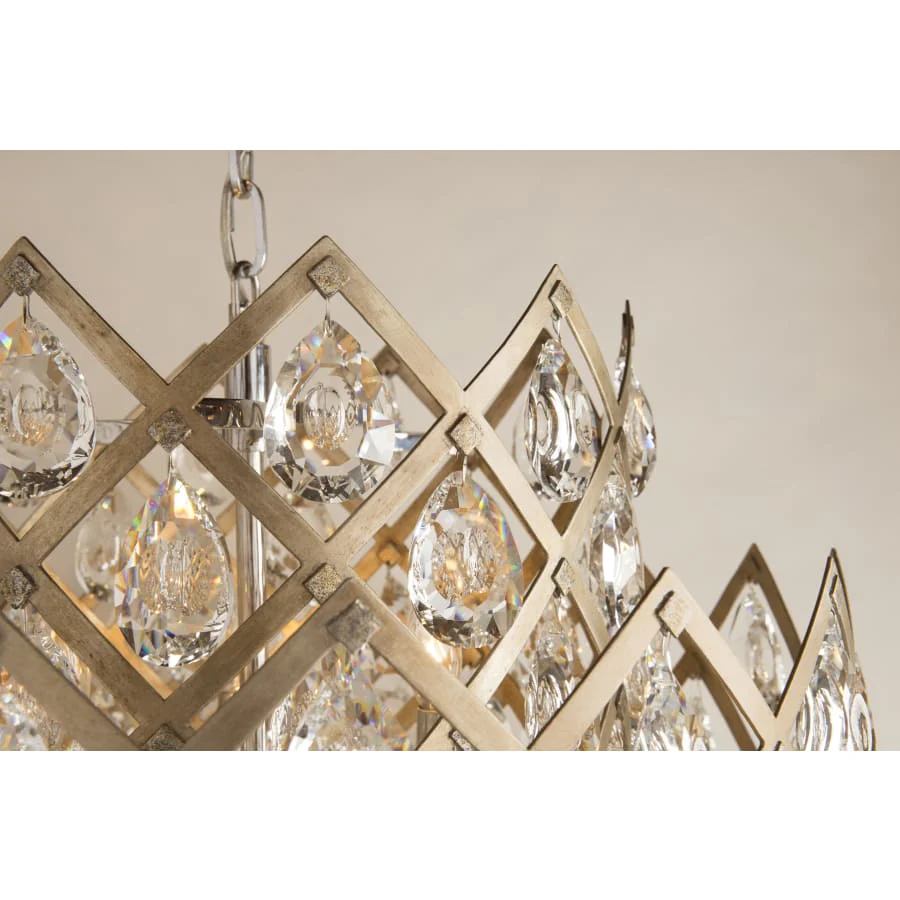 Corbett Lighting Tiara 7 Light 25-3/4" Wide Chandelier with Crystal Accents - Image 3