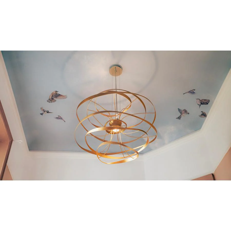 Corbett Lighting Calligraphy Light 34" Wide Integrated LED Globe Chandelier - Image 3