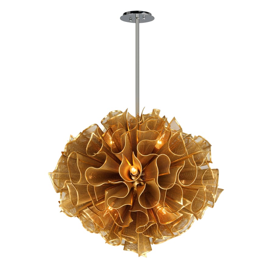 Corbett Lighting Pulse 12 Light 30-3/8" Wide Sputnik Chandelier - Image 2