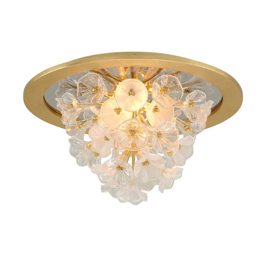 Corbett Lighting Jasmine Single Light 22″ Wide Integrated LED Flush Mount Waterfall Ceiling Fixture