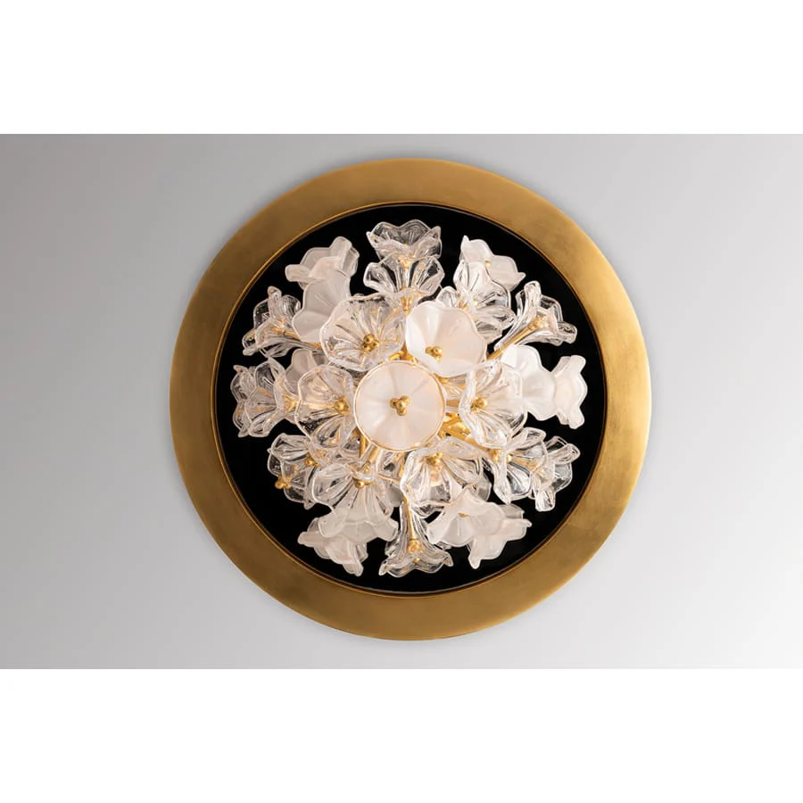 Corbett Lighting Jasmine Single Light 22" Wide Integrated LED Flush Mount Waterfall Ceiling Fixture - Image 2