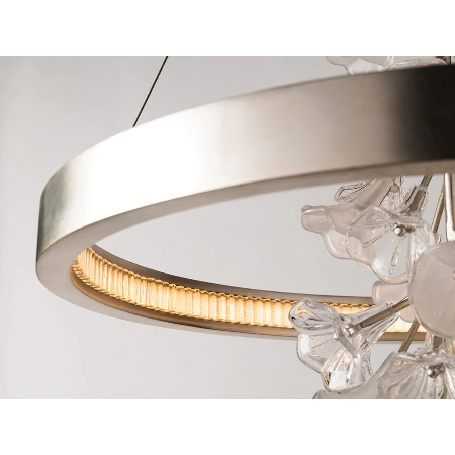 Corbett Lighting Jasmine Single Light 36" Wide LED Ring Chandelier - Image 2