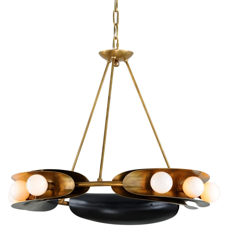Corbett Lighting Hopper 9 Light 32" Wide Ring Chandelier - Image 1