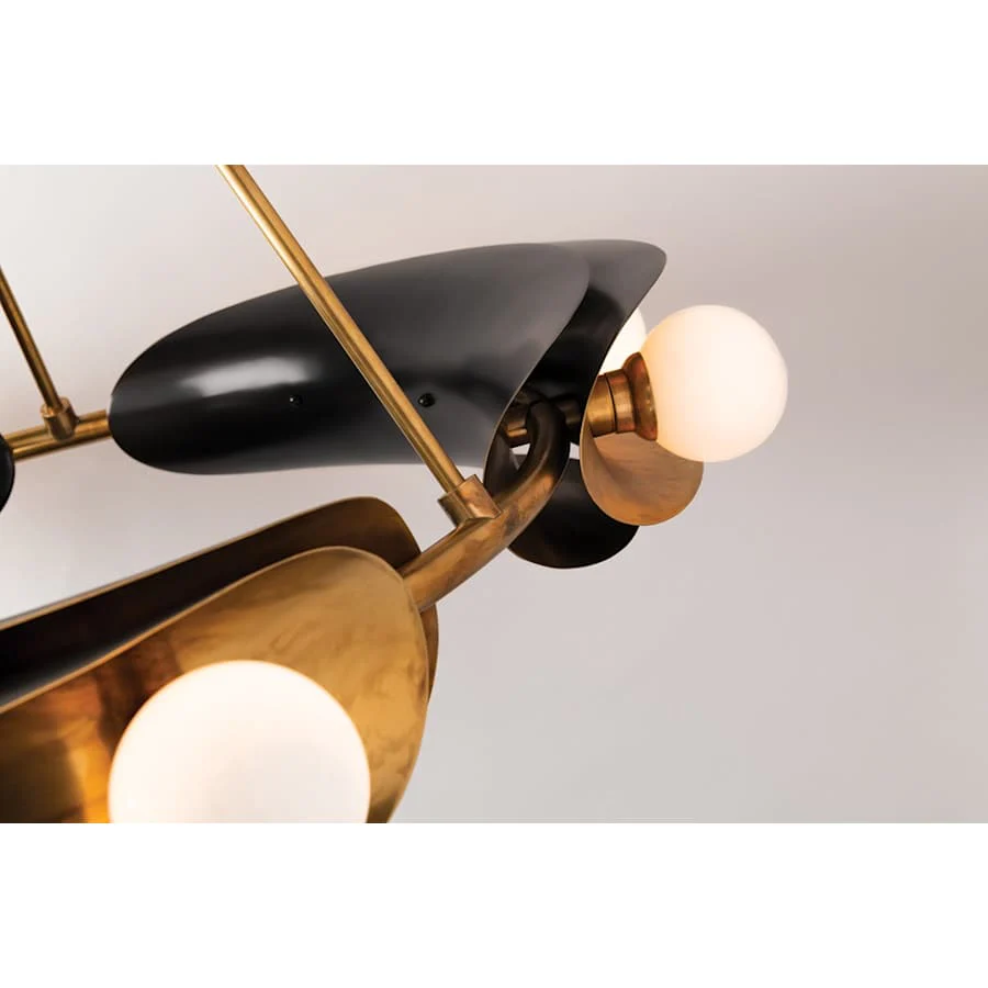 Corbett Lighting Hopper 9 Light 32" Wide Ring Chandelier - Image 2