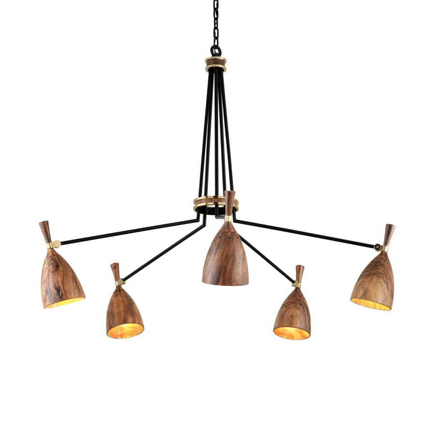 Corbett Lighting Utopia 5 Light 51" Wide LED Chandelier - Image 1