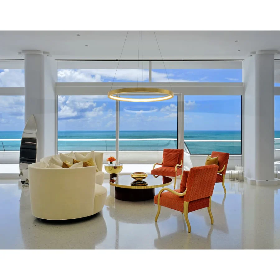 Corbett Lighting Jasmine 44" Wide LED Suspension Ring Chandelier - Image 2