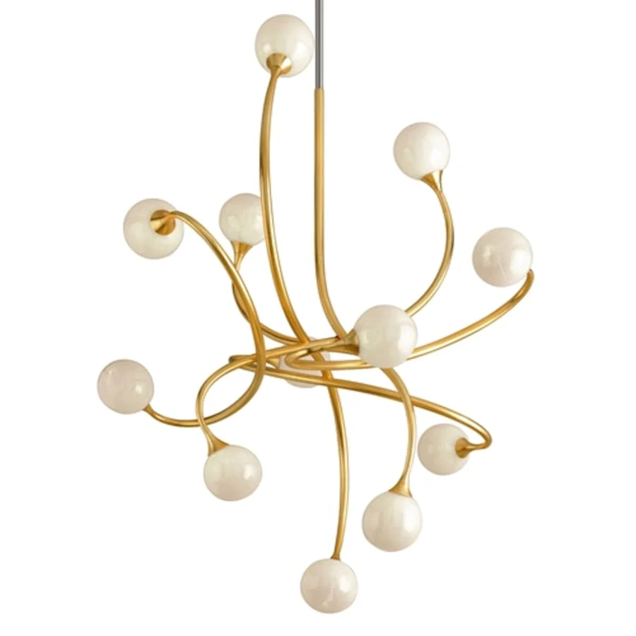 Corbett Lighting Signature 12 Light 40" Wide LED Abstract Sputnik Chandelier - Image 1