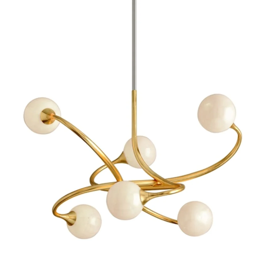Corbett Lighting Signature 6 Light 29" Wide LED Abstract Sputnik Chandelier - Image 1