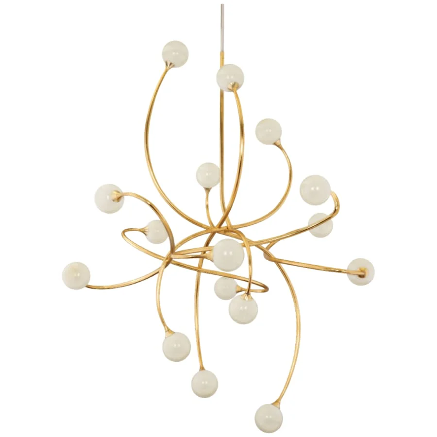 Corbett Lighting Signature 16 Light 56" Wide LED Abstract Chandelier - Image 1
