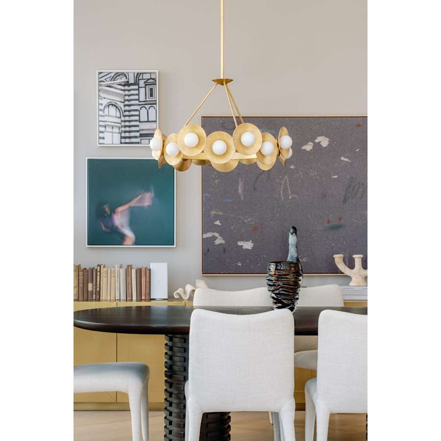 Corbett Lighting Emerald 16 Light 32" Wide Chandelier - Image 3