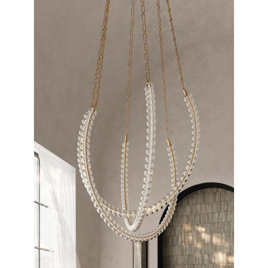 Corbett Lighting Celeste 48" Wide Abstract Chandelier - Image 3