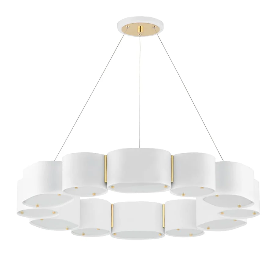 Corbett Lighting Opal 12 Light 30" Wide Ring Chandelier - Image 1