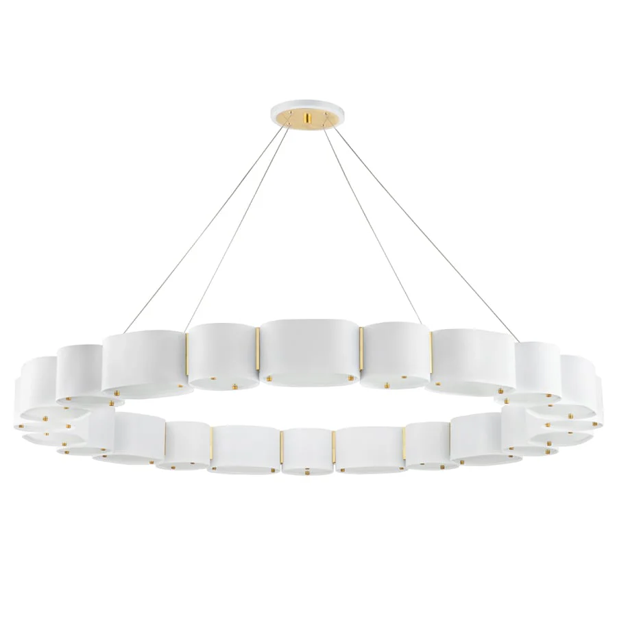 Corbett Lighting Opal 22 Light 50" Wide Ring Chandelier - Image 1