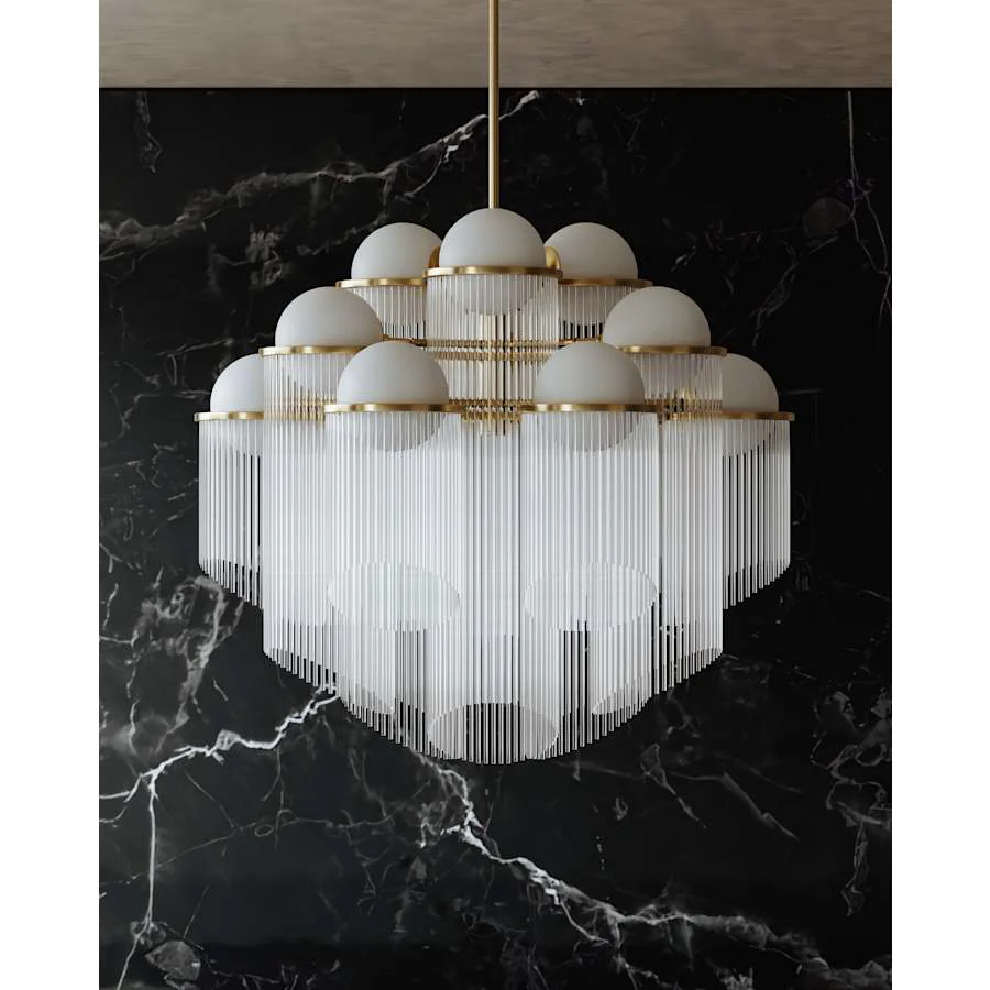 Corbett Lighting Celestial 12 Light 39" Wide Chandelier - Image 2