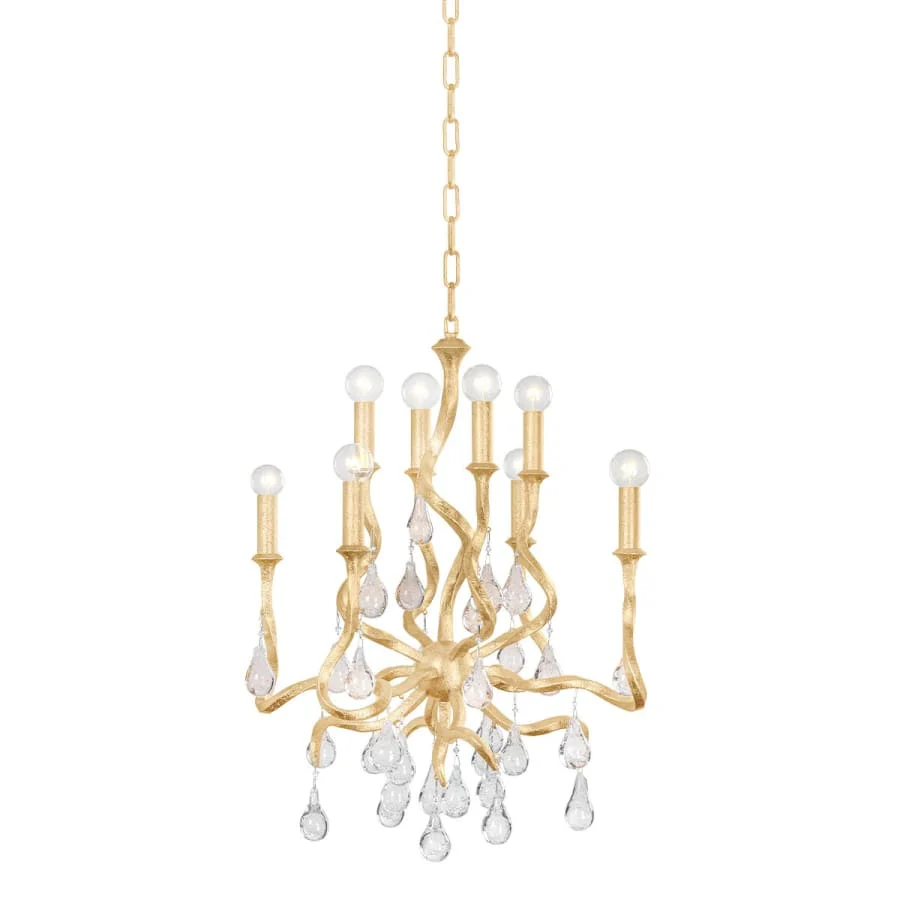 Corbett Lighting Aveline 8 Light 22" Wide Crystal Candle Style Chandelier - Image 1