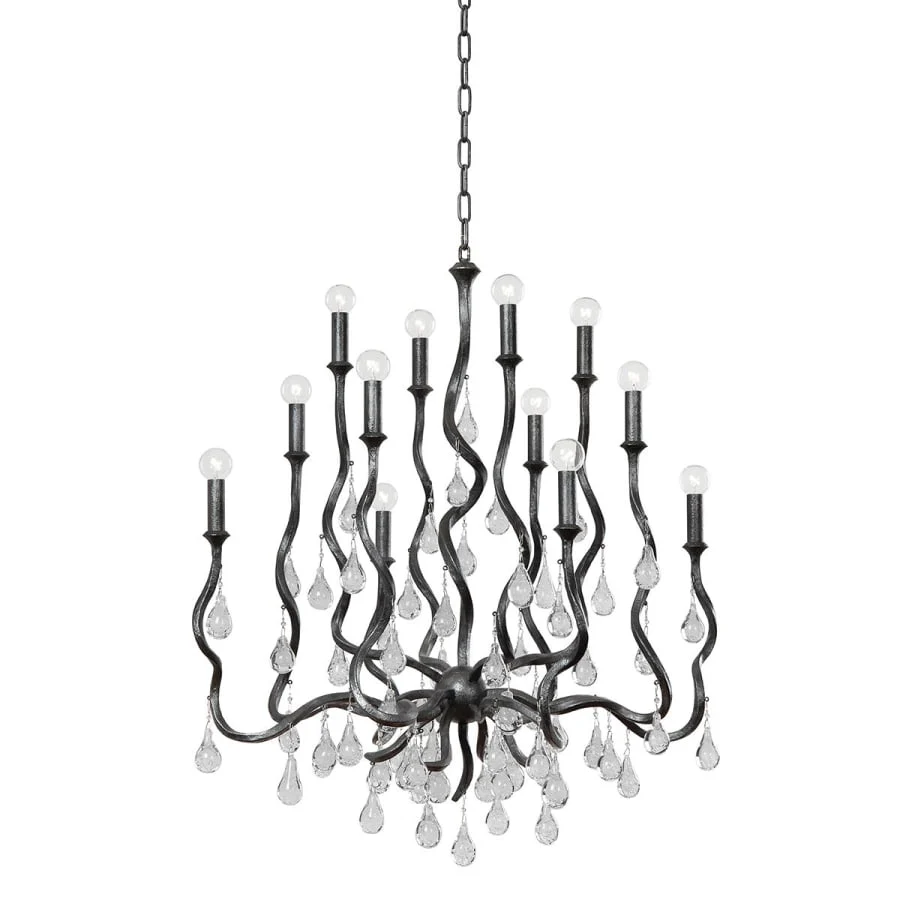 Corbett Lighting Aveline 12 Light 34" Wide Crystal Candle Style Chandelier - Image 1