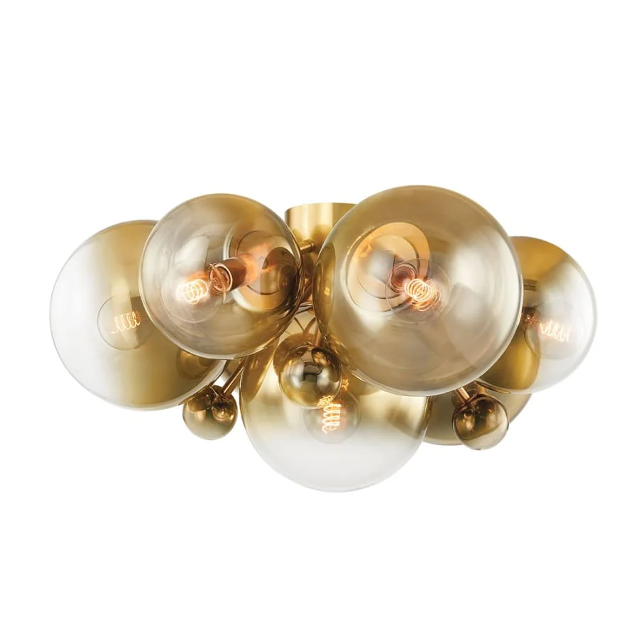 Corbett Lighting Kyoto 7 Light 28″ Wide Flush Mount Ceiling Fixture