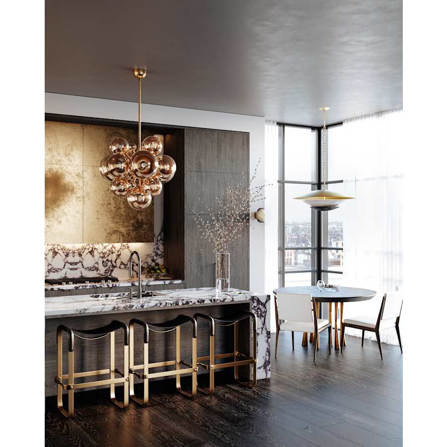 Corbett Lighting Kyoto 13 Light 36" Wide Chandelier - Image 2