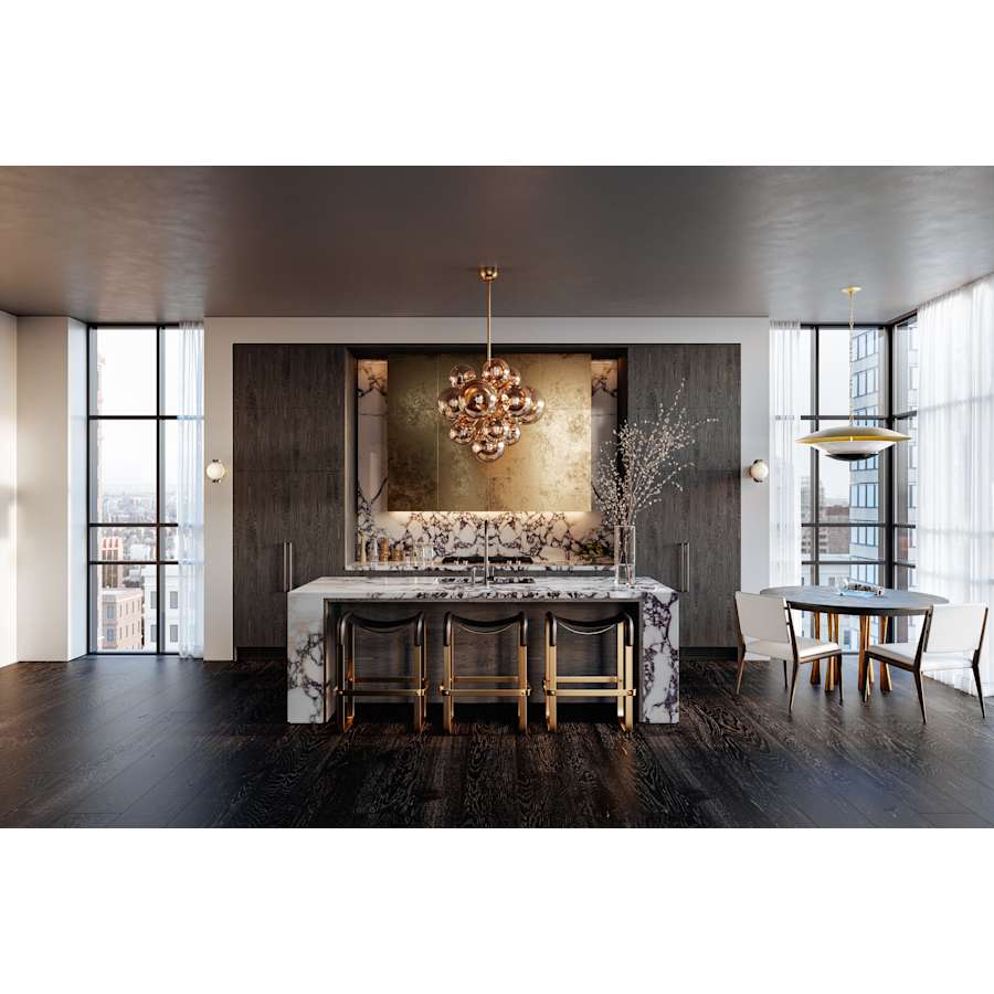 Corbett Lighting Kyoto 13 Light 36" Wide Chandelier - Image 3