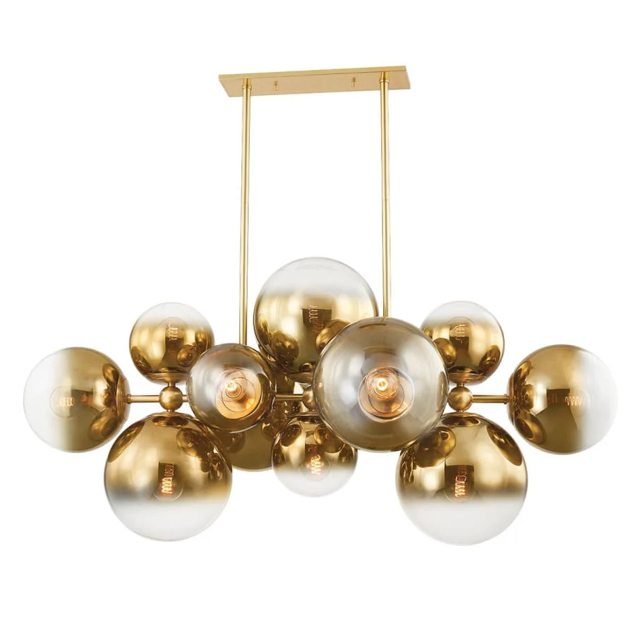 Corbett Lighting Kyoto 12 Light 28" Wide Linear Pendant - Image 1