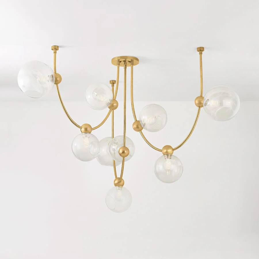 Corbett Lighting Astraia 9 Light 67" Wide Multi Light Pendant - Image 2