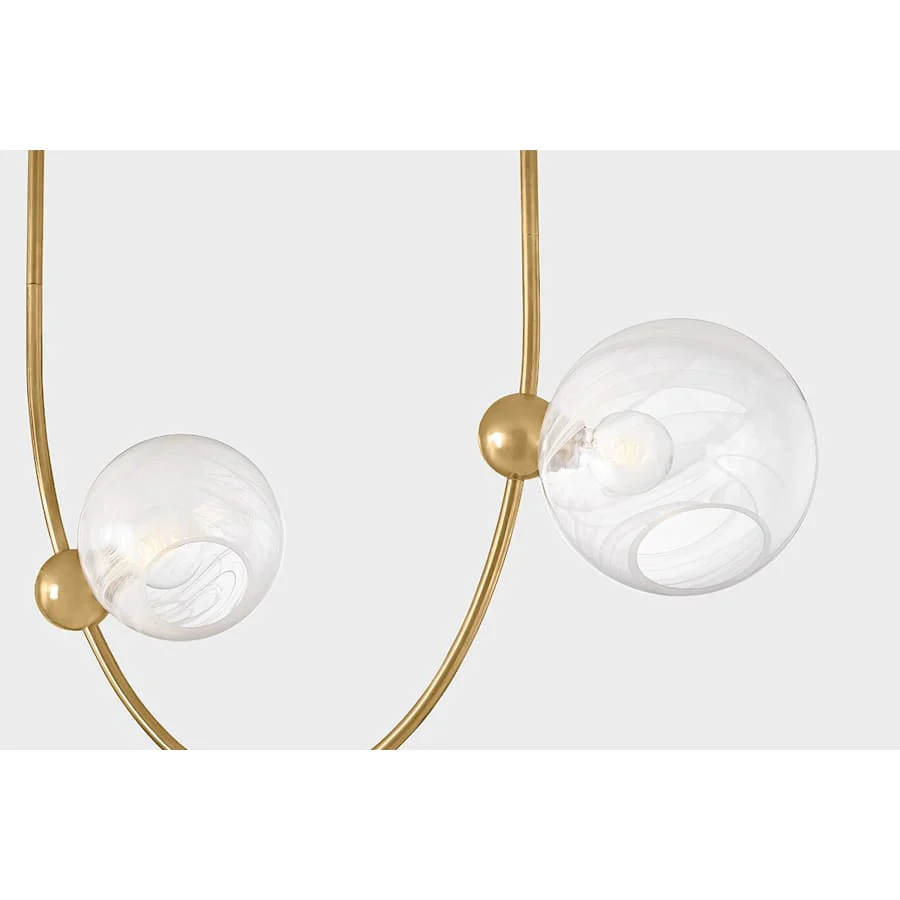 Corbett Lighting Astraia 9 Light 67" Wide Multi Light Pendant - Image 3