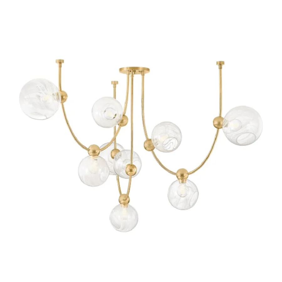 Corbett Lighting Astraia 9 Light 67" Wide Multi Light Pendant - Image 1