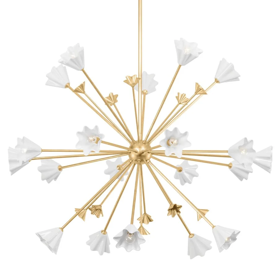 Corbett Lighting Julieta 20 Light 56" Wide Sputnik Chandelier - Image 1