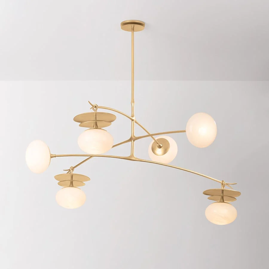 Corbett Lighting Ceylon 6 Light 57" Wide Abstract Chandelier - Image 2