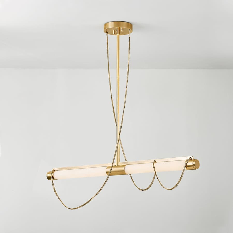 Corbett Lighting Lariat 48" Wide LED Linear Pendant - Image 3