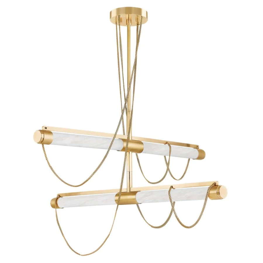 Corbett Lighting Lariat 48" Wide LED Linear Chandelier - Image 1