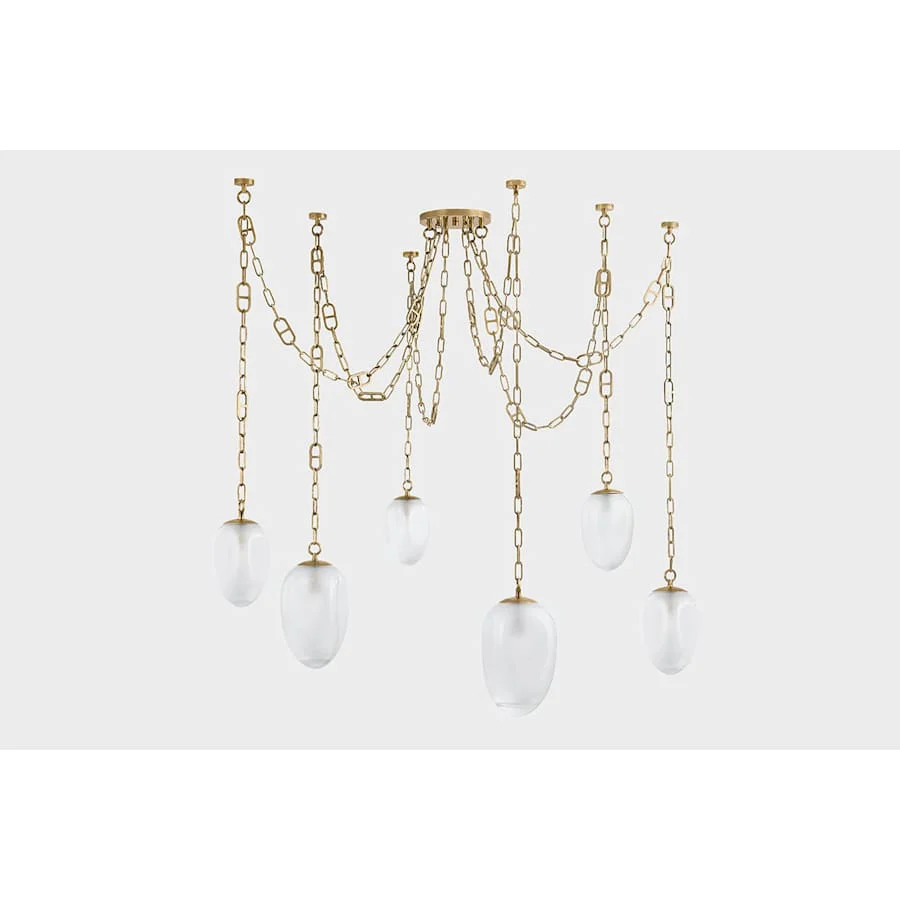 Corbett Lighting Daith 6 Light 61" Wide Multi Light Pendant - Image 2