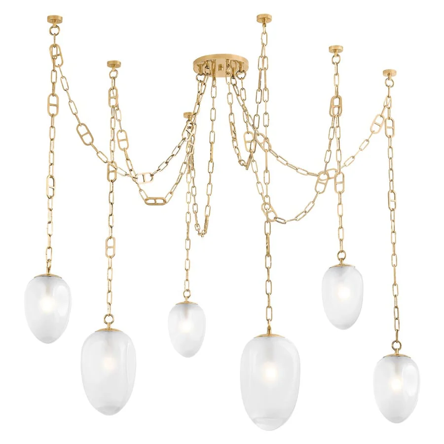 Corbett Lighting Daith 6 Light 61" Wide Multi Light Pendant - Image 1