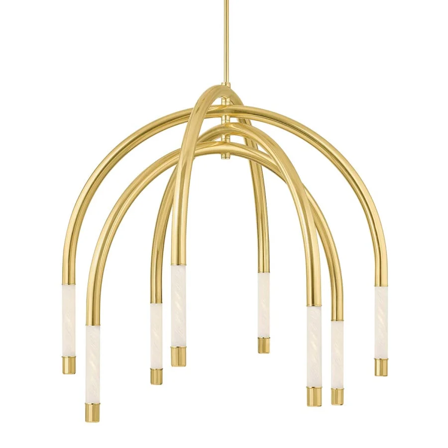 Corbett Lighting Zeme 48" Wide LED Abstract Chandelier - Image 1