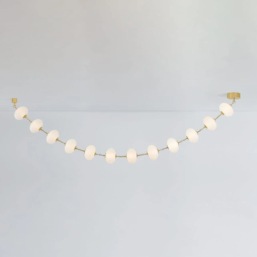 Corbett Lighting Nephele 138" Wide Linear Chandelier - Image 2