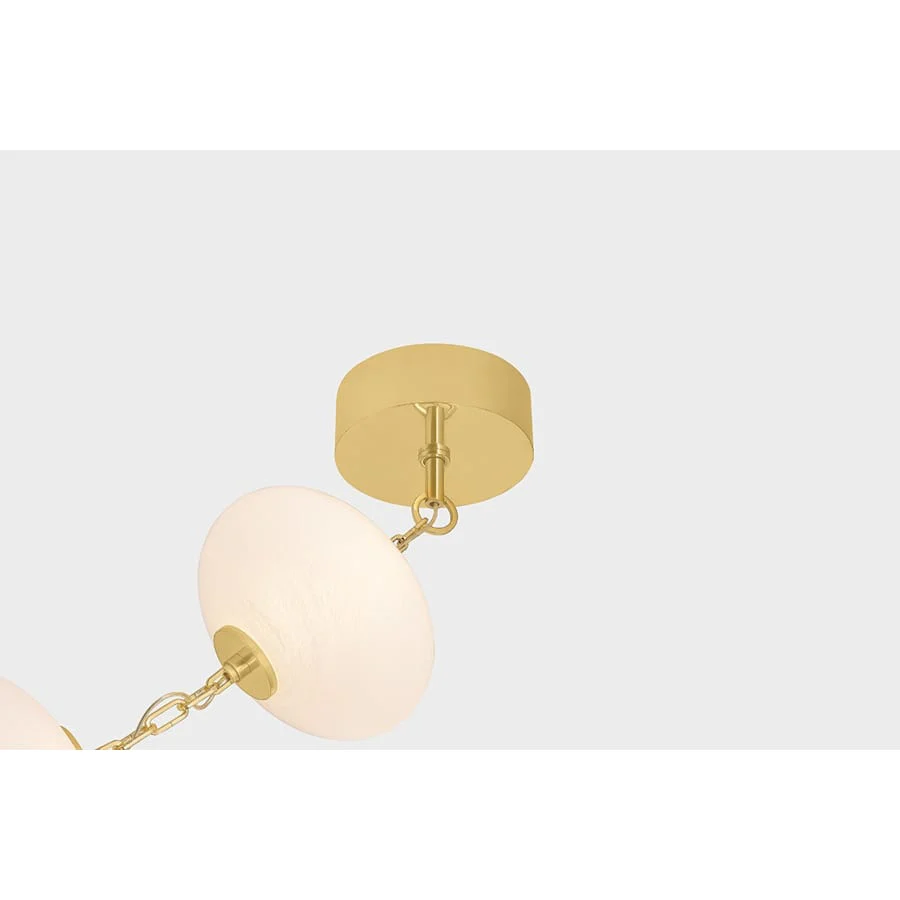 Corbett Lighting Nephele 138" Wide Linear Chandelier - Image 3