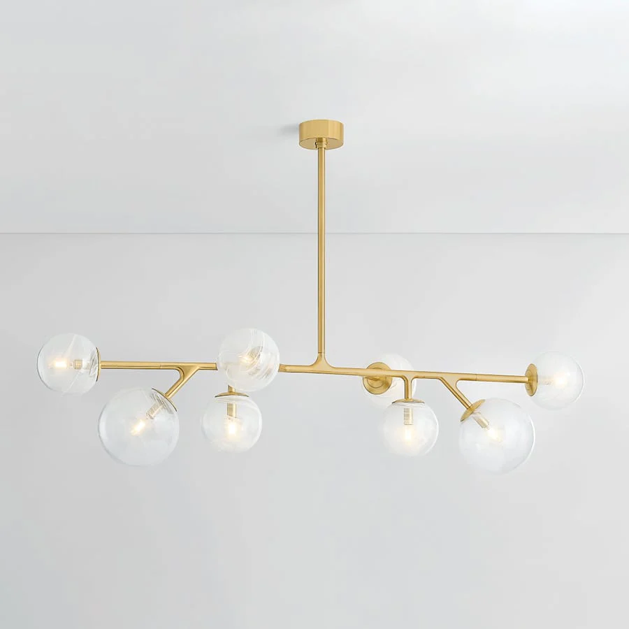 Corbett Lighting Glasgow 8 Light 22" Wide Linear Pendant - Image 2